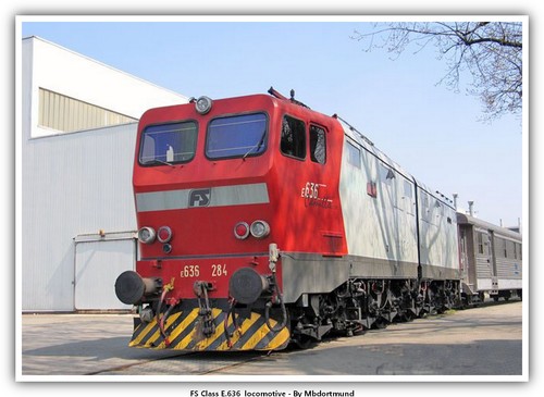 Classe 636 ferrovia - ferrovia, treno