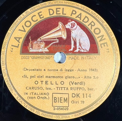 Caruso titta ruffo otello - &,