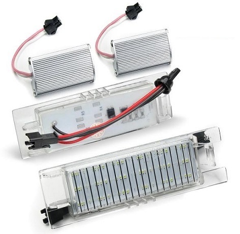 Coppia luci targa led - targa, 18