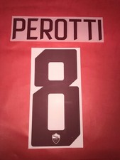 KIT PEROTTI 8 BORDO'  X MAGLIA CALCIO ROMA 17-18 NUOVO  