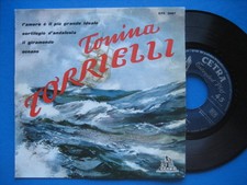 TONINA TORRIELLI "Tonina Torrielli" Raro EP in DISCRETE CONDIZIONI