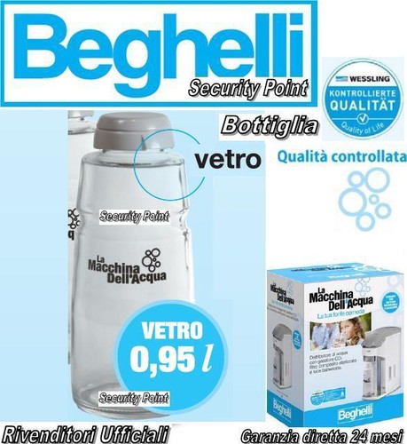 Beghelli bottiglia vetro - x, la