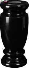 Vaso cimitero in granito nero