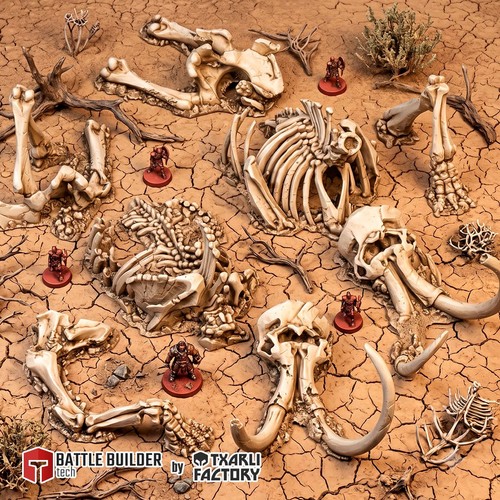 Gigantic mammoth bones - gigantic,