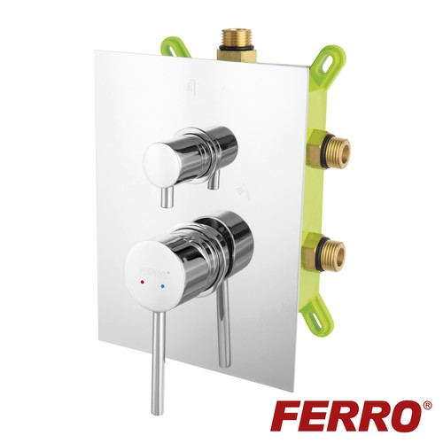 Ferro rubinetto doccia - ferro, incasso