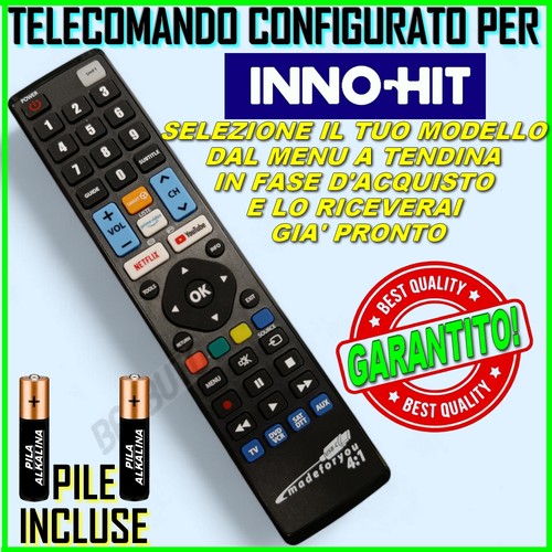 Telecomando configurato per - configurato,
