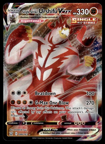 Single strike urshifu vmax - single,