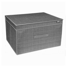 SCATOLA BOX SALVASPAZIO PORTATUTTO CONTENITORE ORGANIZER 60 X 40 X 30 CM 69696