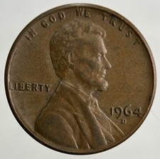 1964-D US USA Lincoln One Cent