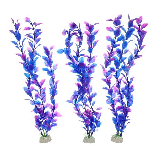 3pz acquario plastica piante - 3pz,