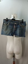 articolo d1593 short donna dsquared2 jeans it 40 blu cotone misure vita 39 cm fi