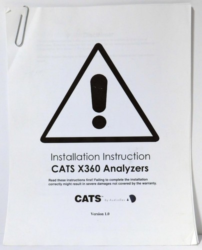 Audio development cats x360 - audio,