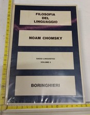 NOAM CHOMSKY FILOSOFIA DEL LINGUAGGIO BORINGHIERI SAGGI LINGUISTICI 3 1969+spSDA