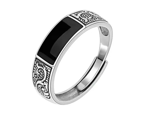 Anello acciaio titanio - anello, modello