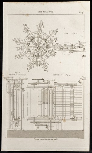 1852 incisione arti pressa - 1852,