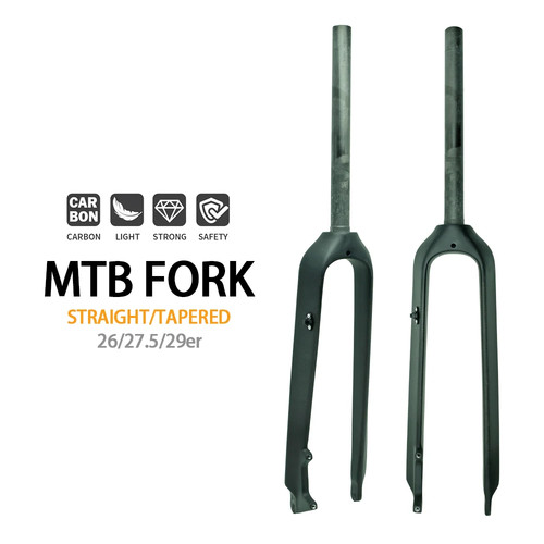 Forcella rigida mtb full fibra