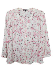 Blusa NYDJ Off-White a pois