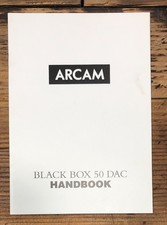 Arcam Black Box 50 DAC Proprietari / Manuale Utente *Originale*
