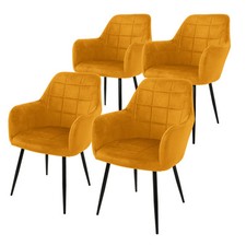 Set di 4 sedie da sala da