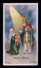 santino-holy card"" ediz. AR serie n.Z/127 S.BIAGIO V. DI SEBASTE M.