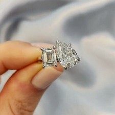 4.00Ct Pear Cut VVS1/D Diamond