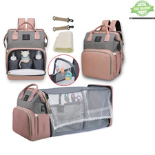 Borsa mamma bambino pannolino zaino culla viaggio borsa maternità pieghevole portatile tote