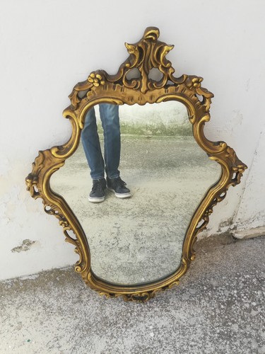 Antico specchio con - , cornice