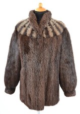 NUTRIA GIACCA DI PELLICCIA