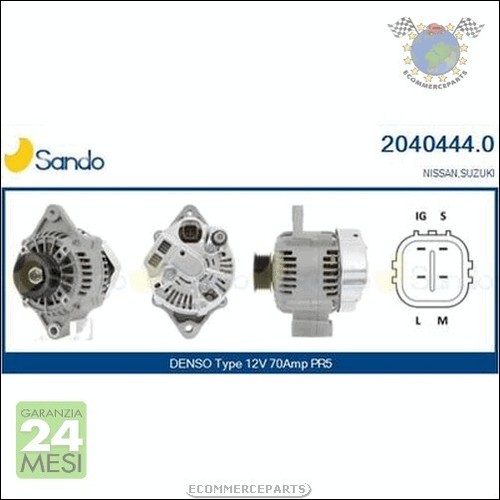 Alternatore sando per - sando, nissan