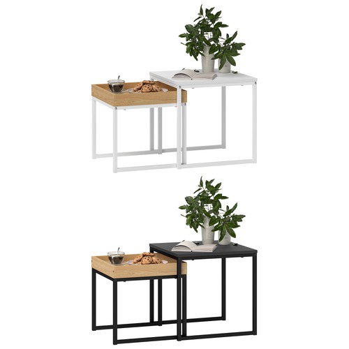Homcom set tavolini - homcom, 2