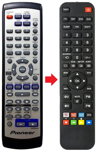 Telecomando adatto per - , pioneer