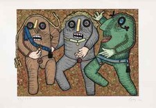 Enrico Baj Passo di danza, 1977, edizione limitata firmata e numerata a mano