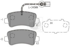 Kit pastiglie freno PER