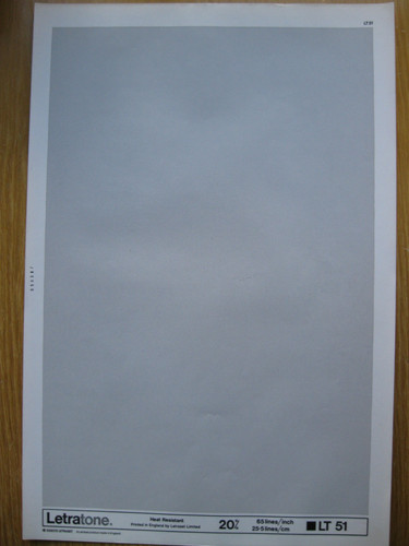 Letraset letratone 65 - 1, 20%