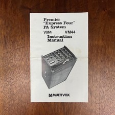 MANUALE ISTRUZIONI VINTAGE