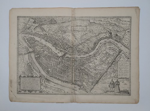 Gravure ancienne lyon - lyon,