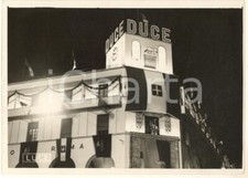 1937 TRIPOLI (LIBIA) Palazzo del Banco di Roma addobbato per visita di Mussolini