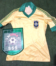 Brasil 1978 Football Shirt Adidas Maglia Calcio Brazil Camiseta Vintage Jersey