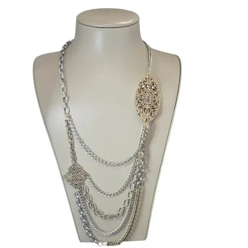 Collana lunga paillettes
