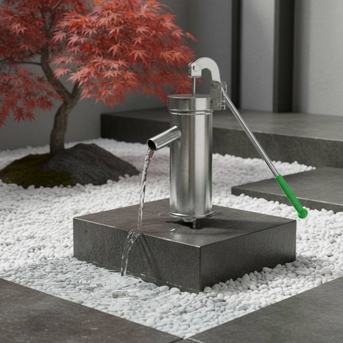 Pompa manuale acciaio inox - in,