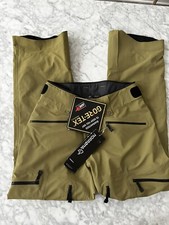 Norrona Tamok pantaloni da sci donna Gore Tex oliva drab small S nuovi con etichette