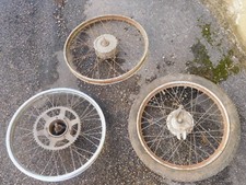 MOTO RUOTE CERCHIO CORSA EPOCA RIGIDA 16 17 18 PEUGEOT 125 MALANCA 50 GUZZI MV