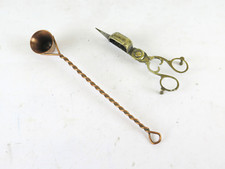 SPEGNI CANDELA ANTICHI FORBICE E TESTA FISSA SPEGNICANDELA R146