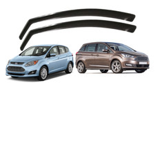 KIT 2 DEFLETTORI D'ARIA ANTIVENTO ANTITURBO FARAD FORD C-MAX / GRAND C-MAX 2010>