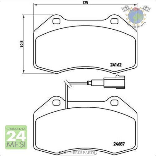 Kit pastiglie freno xtra - kit,