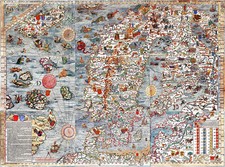 Poster antico da parete 1539