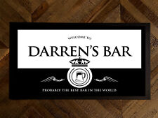 Bar runner mat - Personalised