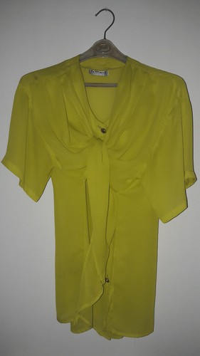 Camicia gialla donna - gialla, 100%