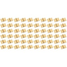  Set 2 Micro Cerniere Artigianali Porta Miniatura per Piccoli Progetti Oro