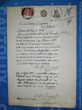 H8683 FOGLIO ANTICO DOCUMENTO